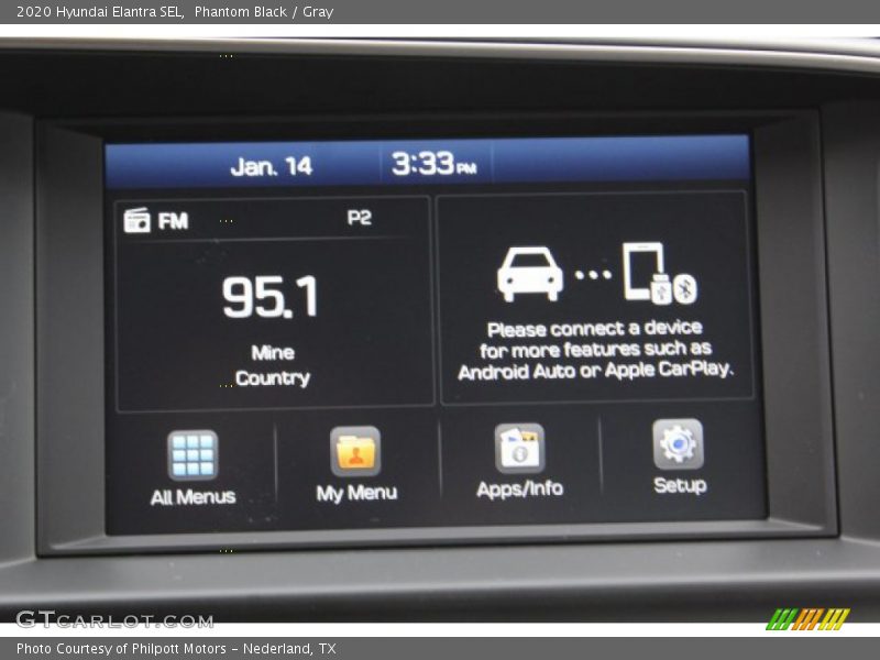 Phantom Black / Gray 2020 Hyundai Elantra SEL