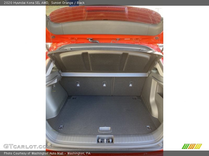 Sunset Orange / Black 2020 Hyundai Kona SEL AWD