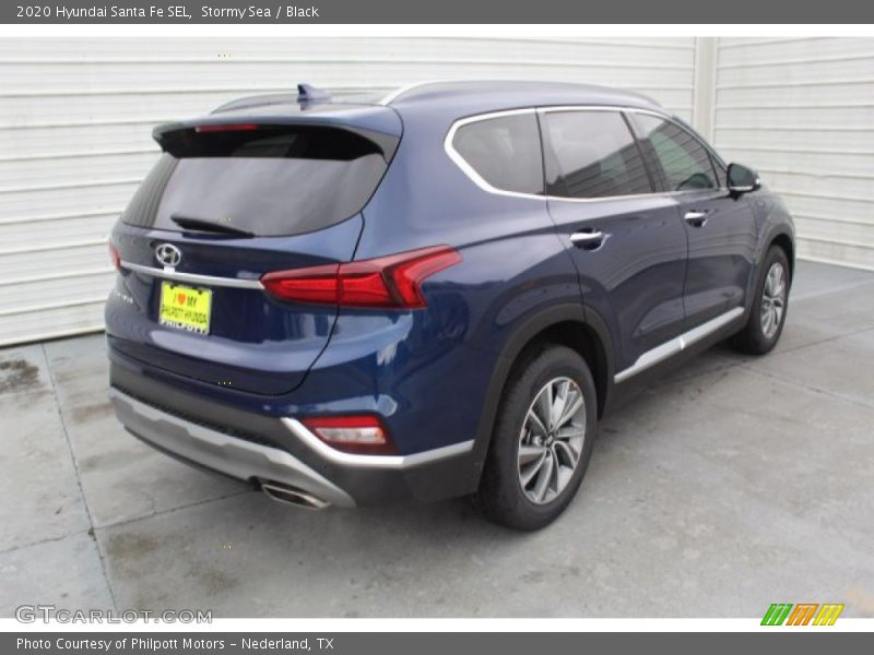 Stormy Sea / Black 2020 Hyundai Santa Fe SEL