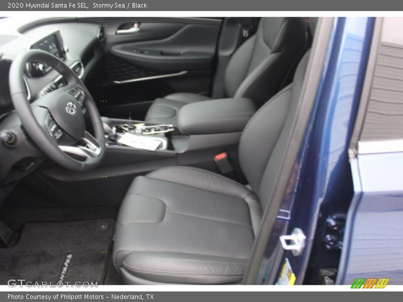 Stormy Sea / Black 2020 Hyundai Santa Fe SEL