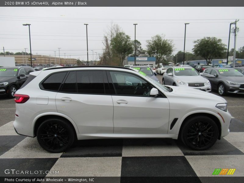 Alpine White / Black 2020 BMW X5 xDrive40i