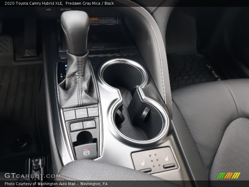 Predawn Gray Mica / Black 2020 Toyota Camry Hybrid XLE