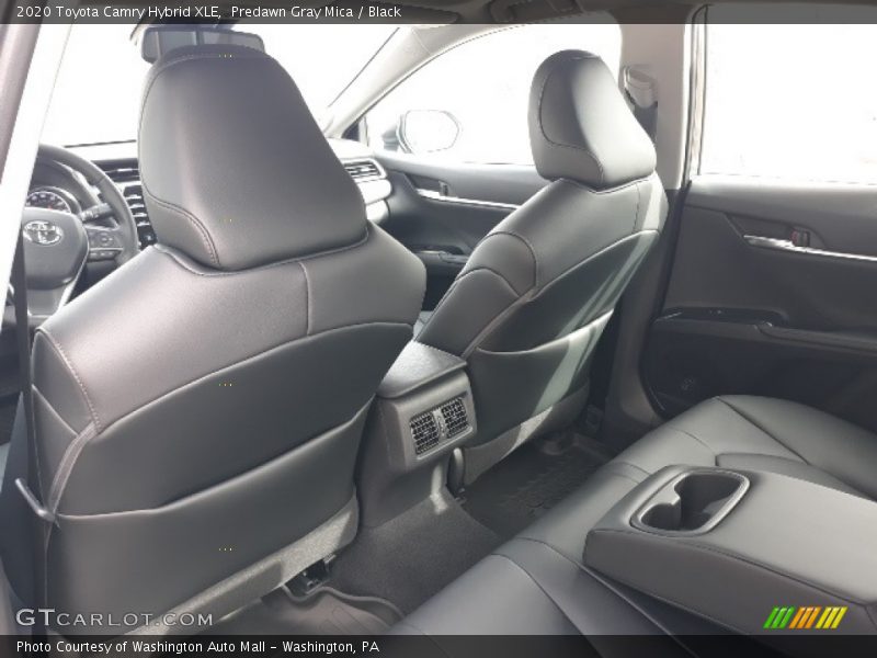 Predawn Gray Mica / Black 2020 Toyota Camry Hybrid XLE