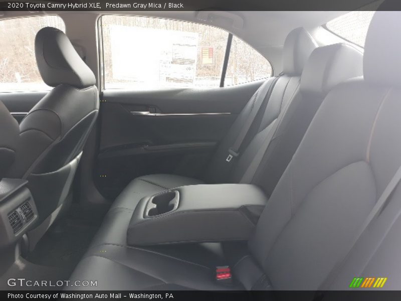 Predawn Gray Mica / Black 2020 Toyota Camry Hybrid XLE