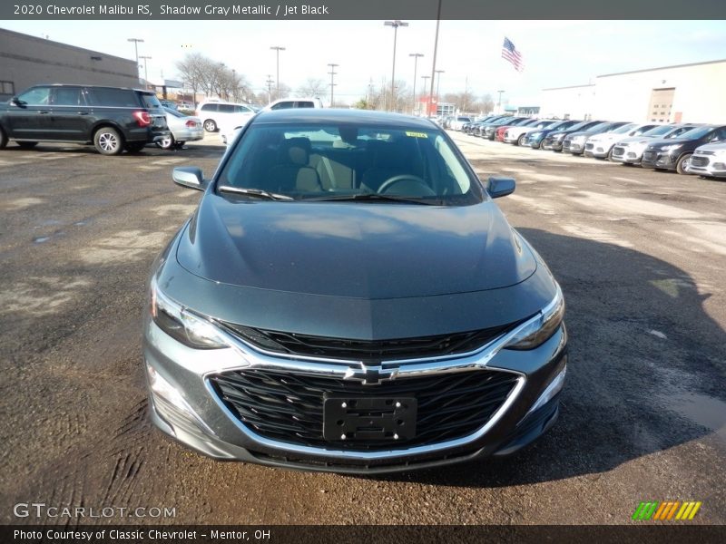 Shadow Gray Metallic / Jet Black 2020 Chevrolet Malibu RS