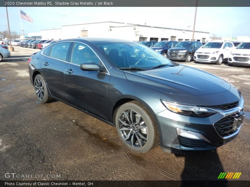 Shadow Gray Metallic / Jet Black 2020 Chevrolet Malibu RS