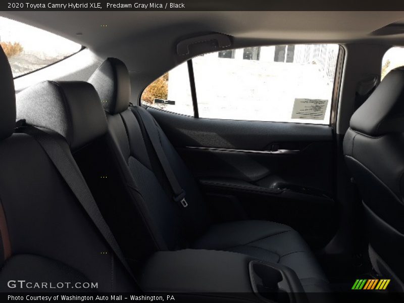 Predawn Gray Mica / Black 2020 Toyota Camry Hybrid XLE