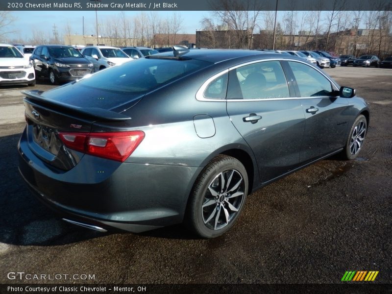 Shadow Gray Metallic / Jet Black 2020 Chevrolet Malibu RS