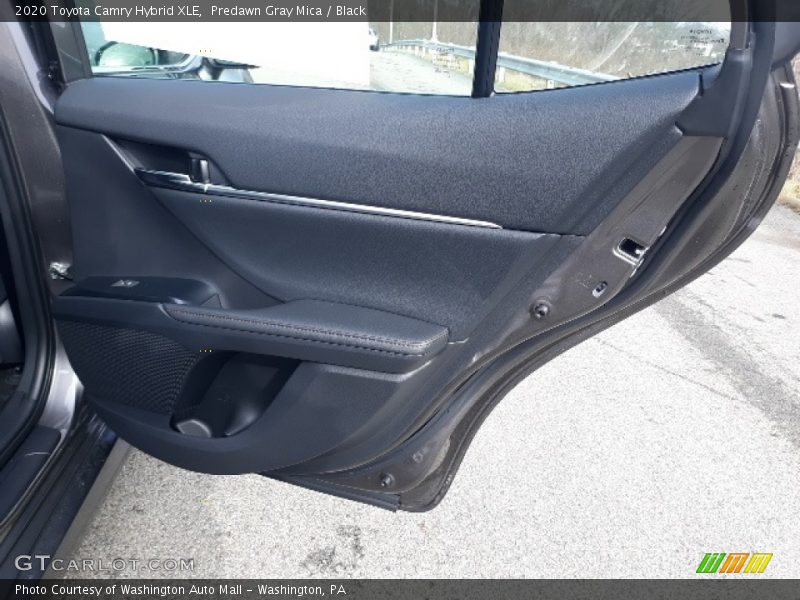 Predawn Gray Mica / Black 2020 Toyota Camry Hybrid XLE