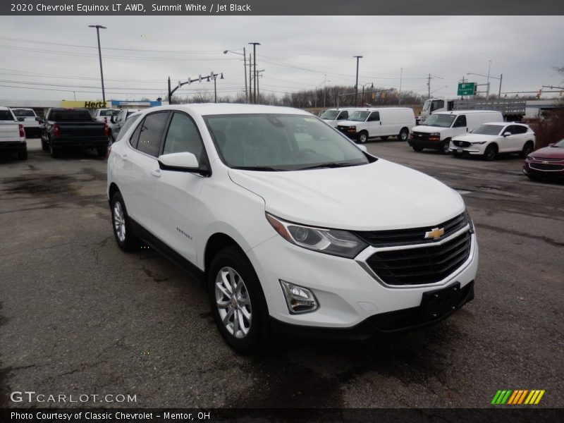 Summit White / Jet Black 2020 Chevrolet Equinox LT AWD