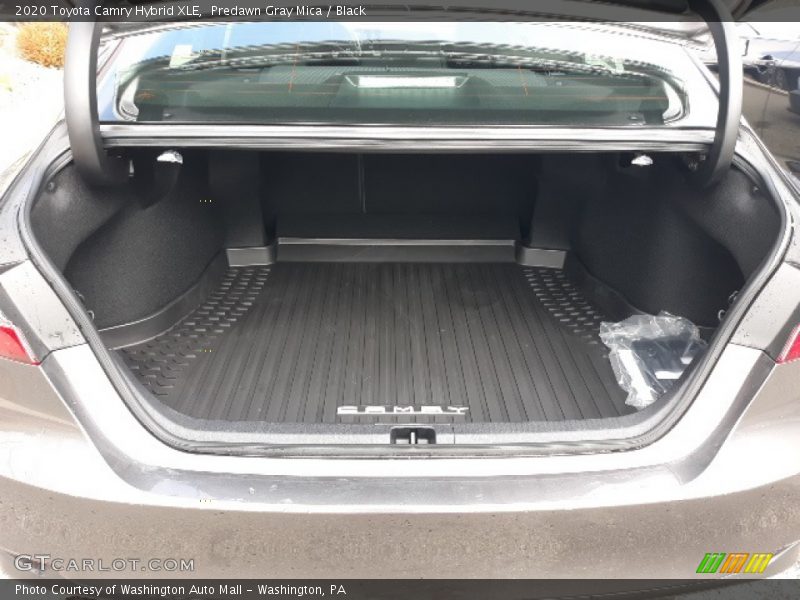 Predawn Gray Mica / Black 2020 Toyota Camry Hybrid XLE
