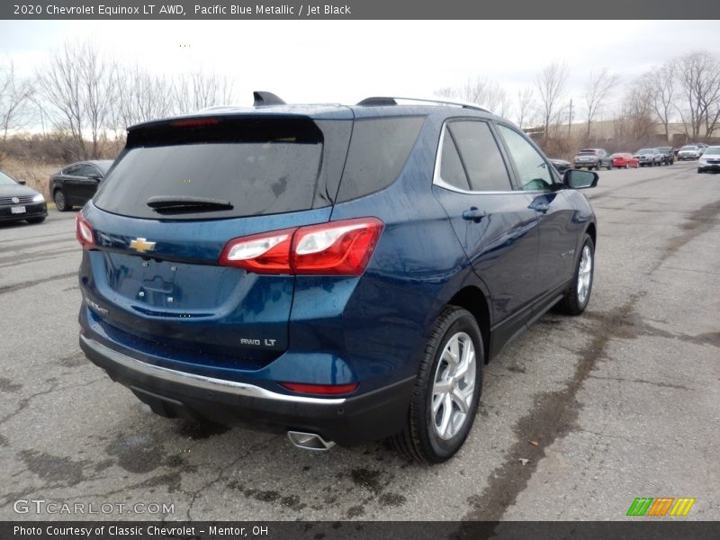 Pacific Blue Metallic / Jet Black 2020 Chevrolet Equinox LT AWD
