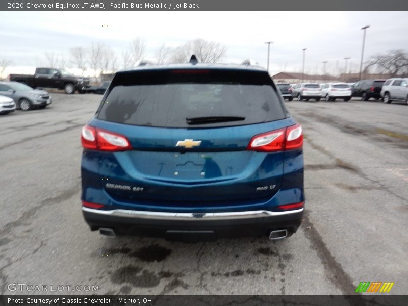 Pacific Blue Metallic / Jet Black 2020 Chevrolet Equinox LT AWD