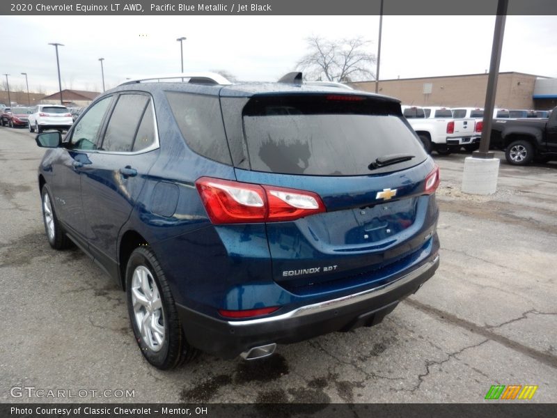 Pacific Blue Metallic / Jet Black 2020 Chevrolet Equinox LT AWD