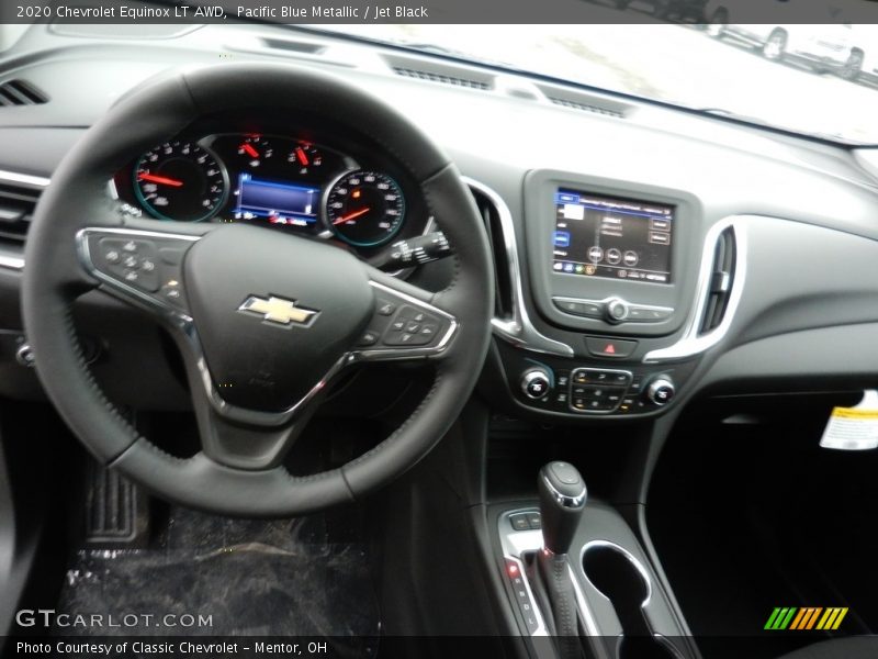 Pacific Blue Metallic / Jet Black 2020 Chevrolet Equinox LT AWD