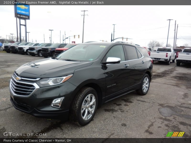 Nightfall Gray Metallic / Jet Black 2020 Chevrolet Equinox Premier AWD
