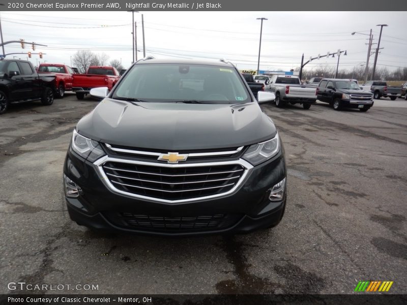 Nightfall Gray Metallic / Jet Black 2020 Chevrolet Equinox Premier AWD