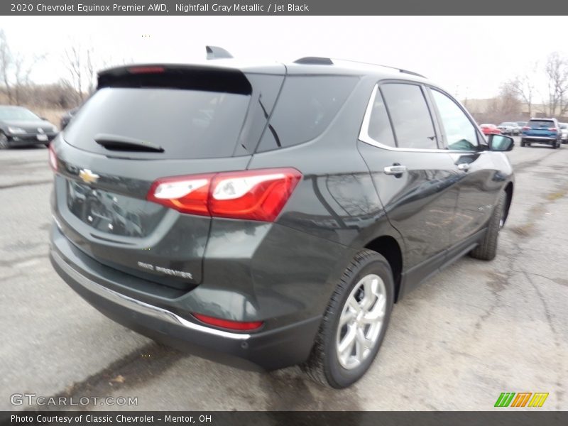 Nightfall Gray Metallic / Jet Black 2020 Chevrolet Equinox Premier AWD