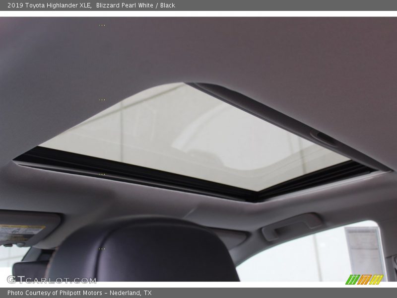 Blizzard Pearl White / Black 2019 Toyota Highlander XLE