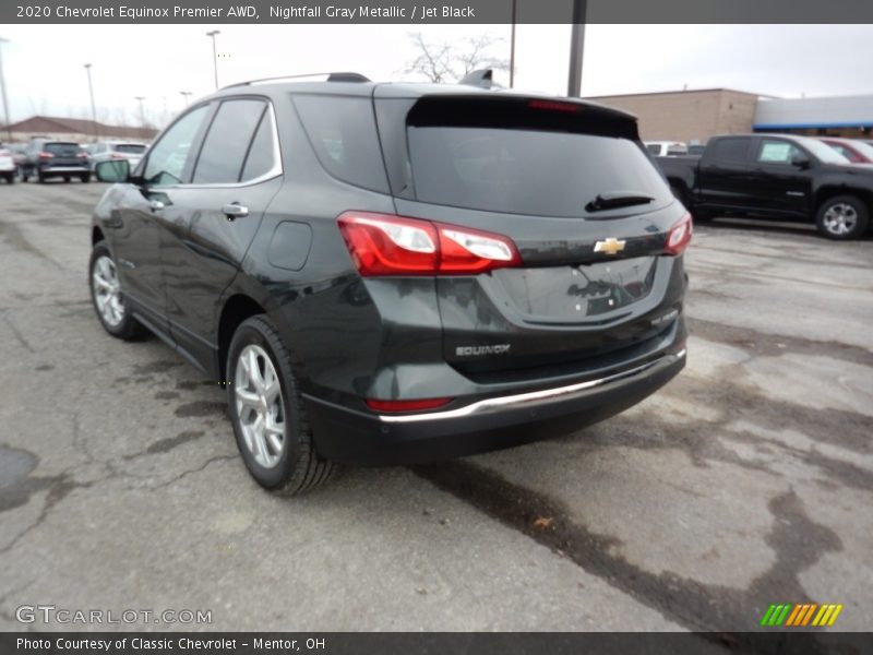 Nightfall Gray Metallic / Jet Black 2020 Chevrolet Equinox Premier AWD