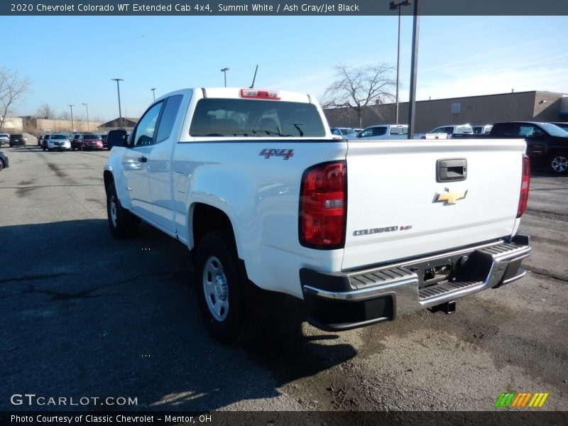 Summit White / Ash Gray/Jet Black 2020 Chevrolet Colorado WT Extended Cab 4x4