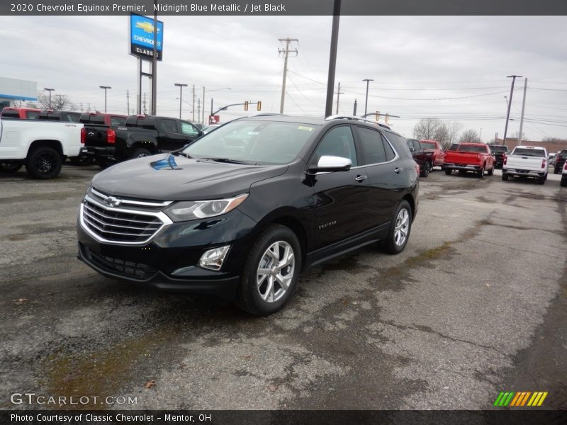 Midnight Blue Metallic / Jet Black 2020 Chevrolet Equinox Premier