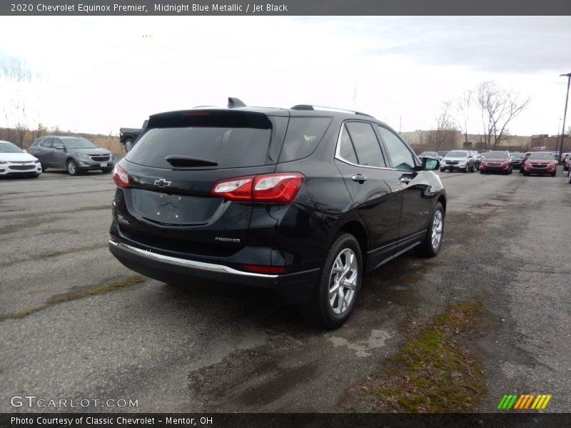 Midnight Blue Metallic / Jet Black 2020 Chevrolet Equinox Premier