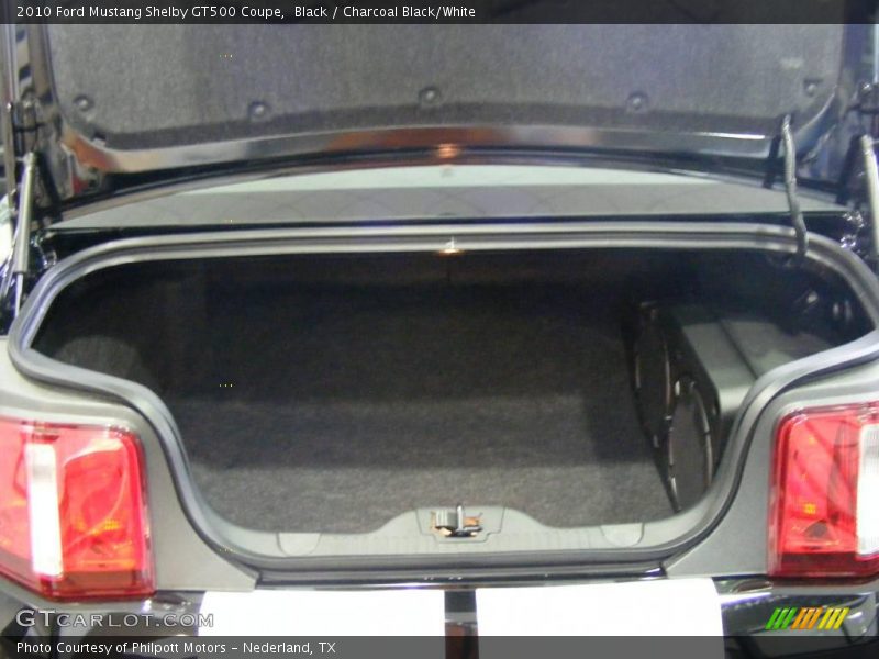 Black / Charcoal Black/White 2010 Ford Mustang Shelby GT500 Coupe