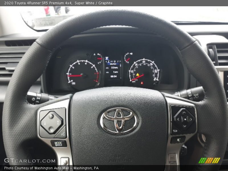 Super White / Graphite 2020 Toyota 4Runner SR5 Premium 4x4