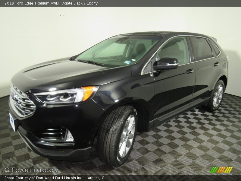 Agate Black / Ebony 2019 Ford Edge Titanium AWD