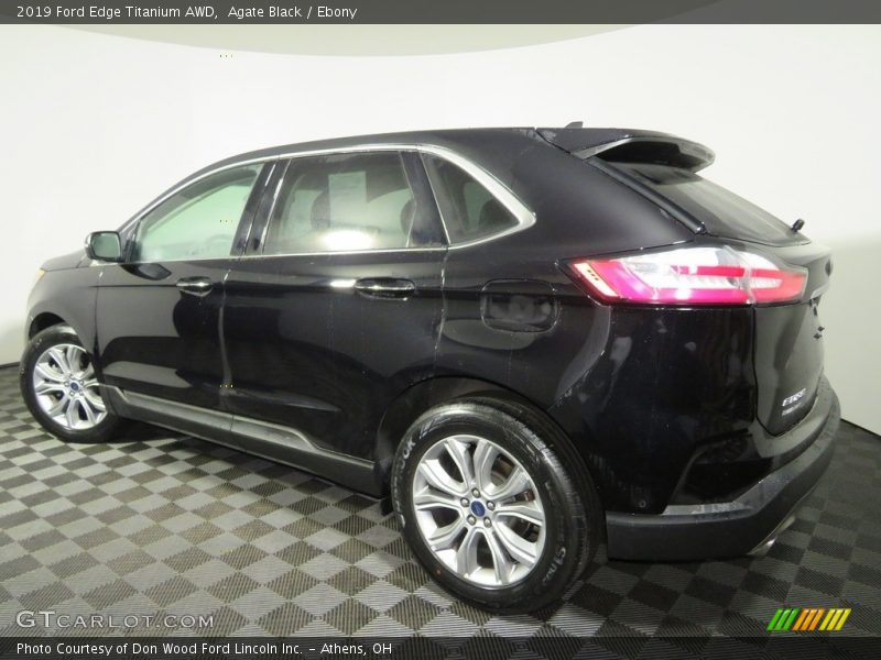 Agate Black / Ebony 2019 Ford Edge Titanium AWD