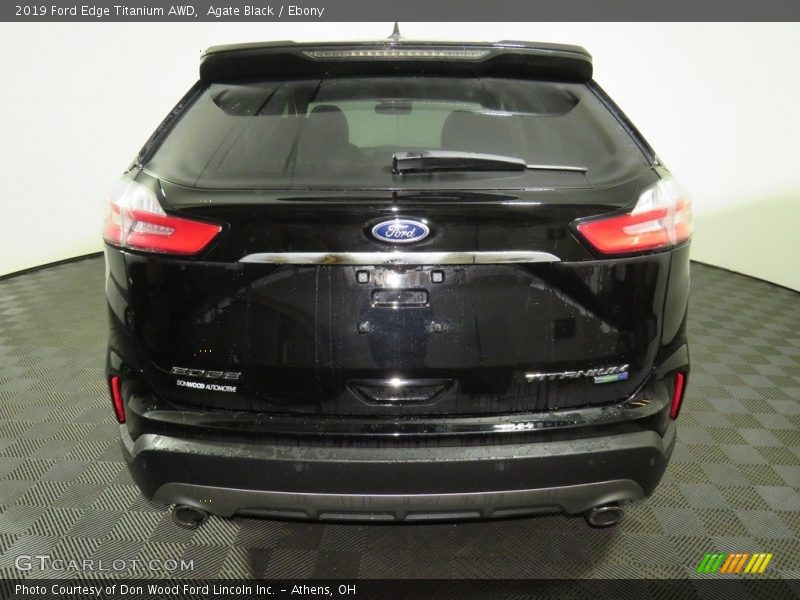 Agate Black / Ebony 2019 Ford Edge Titanium AWD