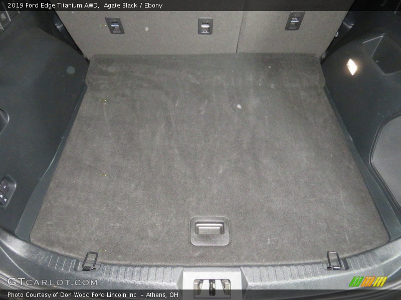 Agate Black / Ebony 2019 Ford Edge Titanium AWD