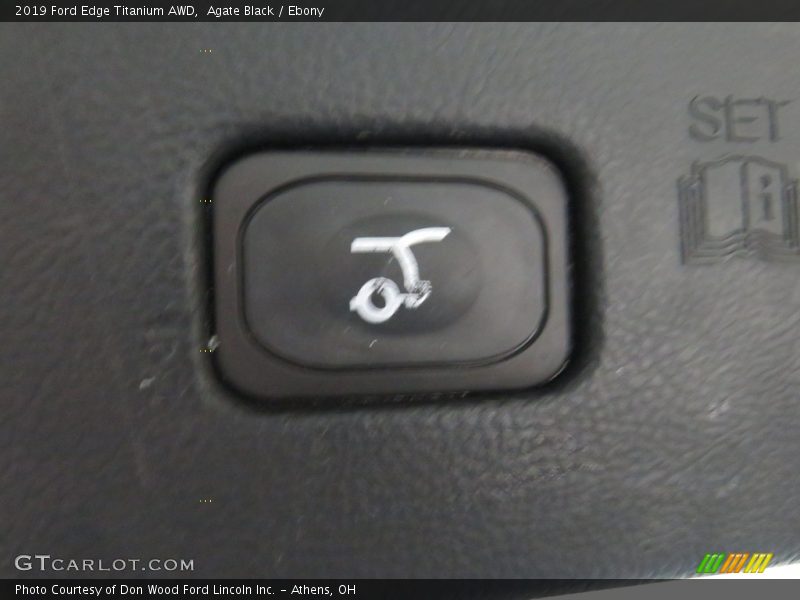 Agate Black / Ebony 2019 Ford Edge Titanium AWD