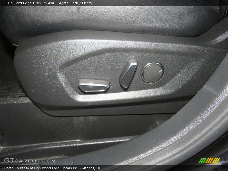 Agate Black / Ebony 2019 Ford Edge Titanium AWD