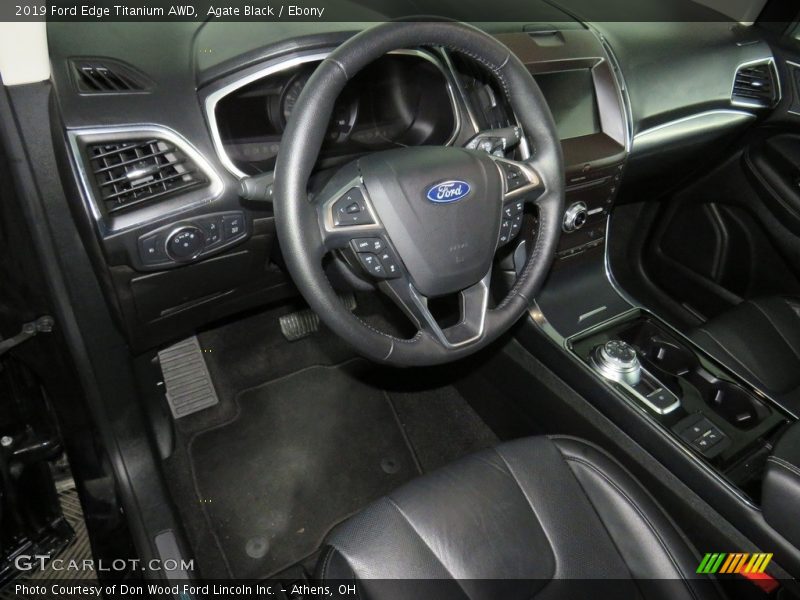 Agate Black / Ebony 2019 Ford Edge Titanium AWD