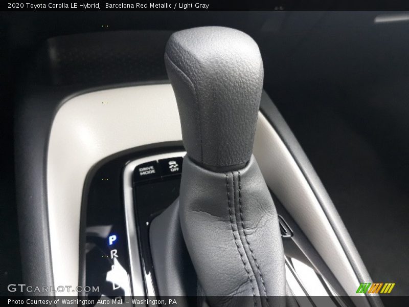 Barcelona Red Metallic / Light Gray 2020 Toyota Corolla LE Hybrid