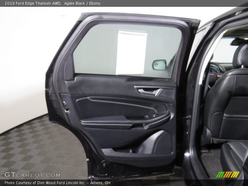 Agate Black / Ebony 2019 Ford Edge Titanium AWD