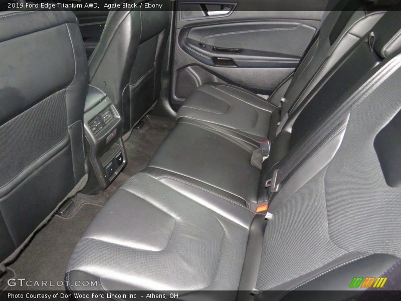 Agate Black / Ebony 2019 Ford Edge Titanium AWD