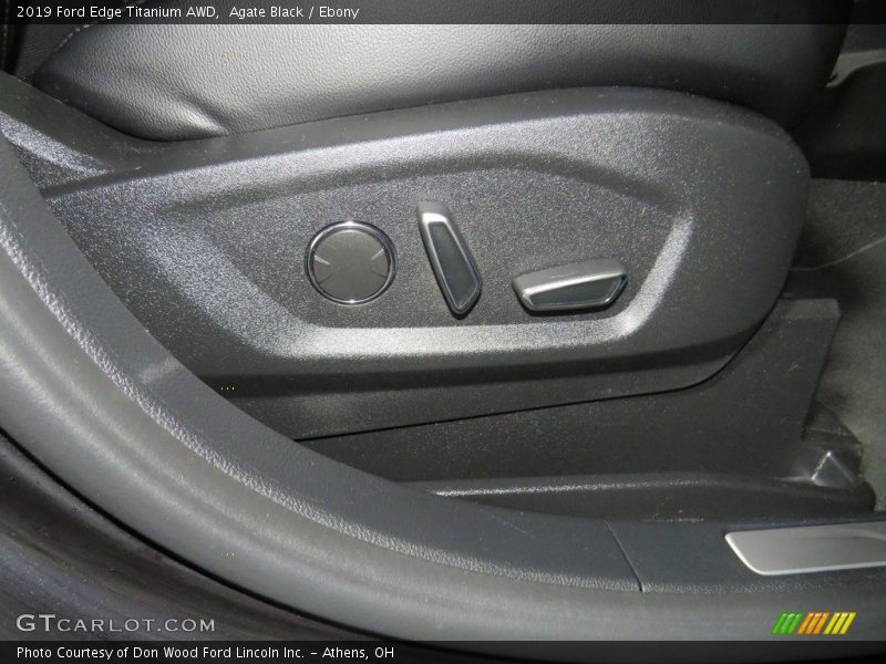 Agate Black / Ebony 2019 Ford Edge Titanium AWD