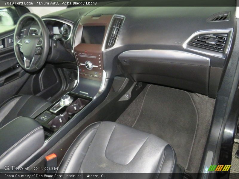 Agate Black / Ebony 2019 Ford Edge Titanium AWD