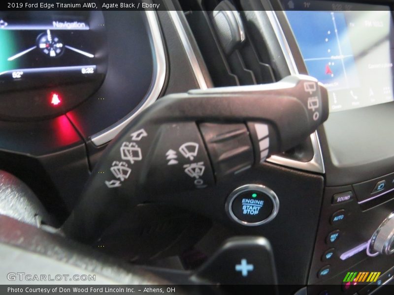 Agate Black / Ebony 2019 Ford Edge Titanium AWD