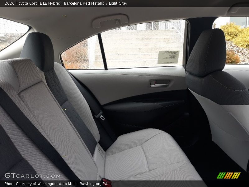 Barcelona Red Metallic / Light Gray 2020 Toyota Corolla LE Hybrid