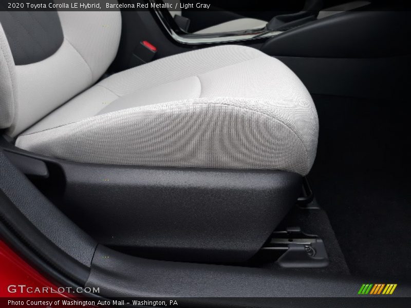 Barcelona Red Metallic / Light Gray 2020 Toyota Corolla LE Hybrid