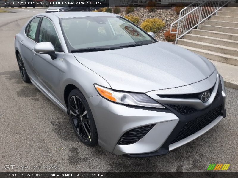 Celestial Silver Metallic / Black 2020 Toyota Camry XSE