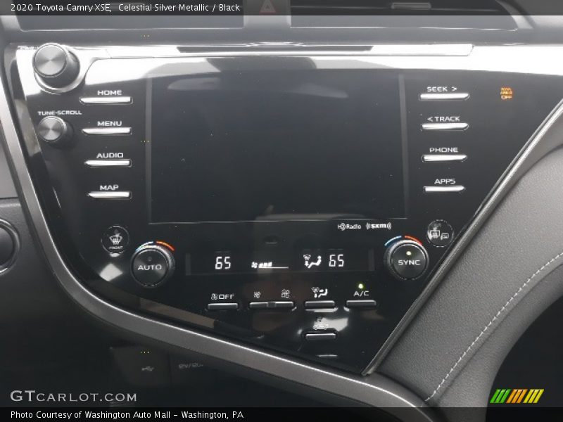 Celestial Silver Metallic / Black 2020 Toyota Camry XSE