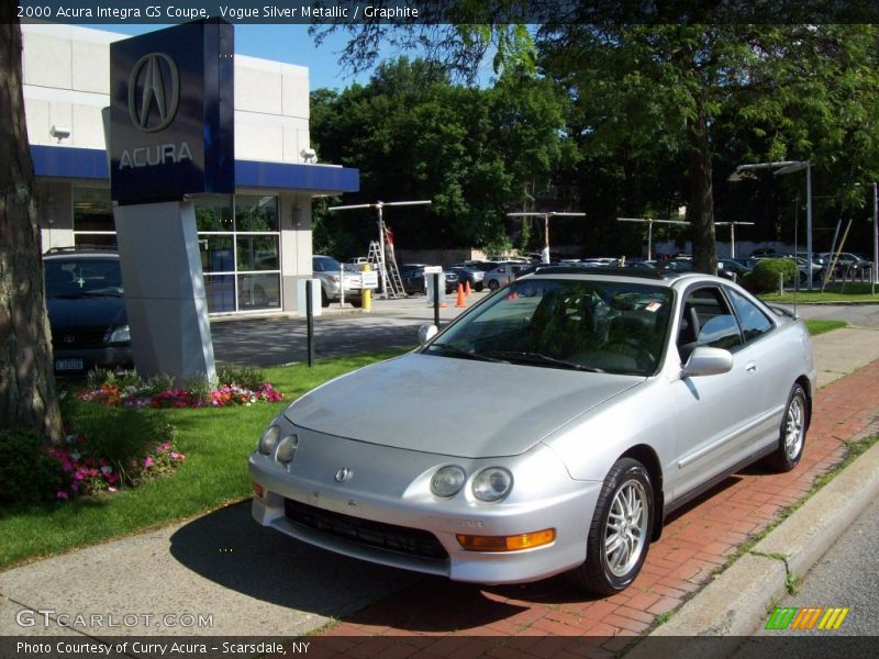Vogue Silver Metallic / Graphite 2000 Acura Integra GS Coupe