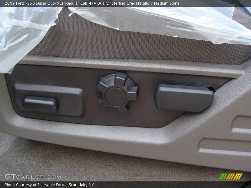 Sterling Grey Metallic / Medium Stone 2009 Ford F350 Super Duty XLT Regular Cab 4x4 Dually