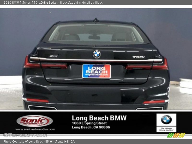 Black Sapphire Metallic / Black 2020 BMW 7 Series 750i xDrive Sedan