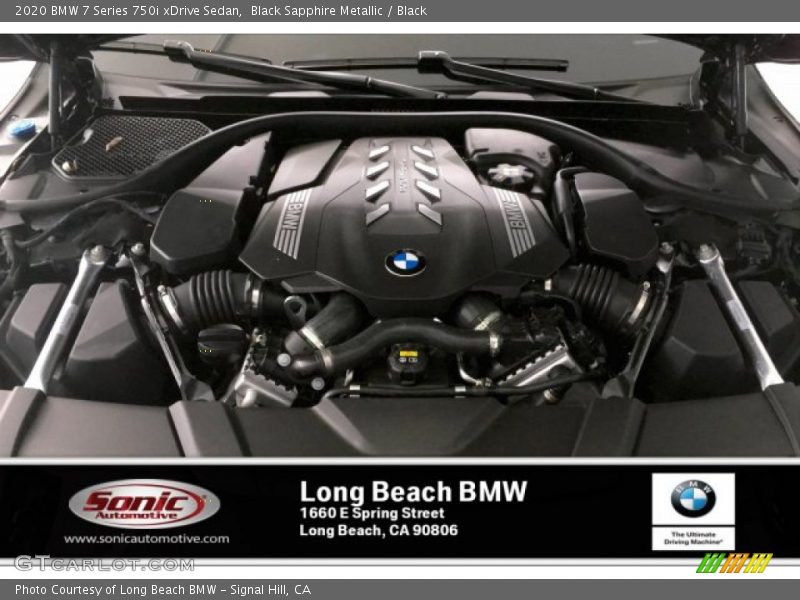 Black Sapphire Metallic / Black 2020 BMW 7 Series 750i xDrive Sedan